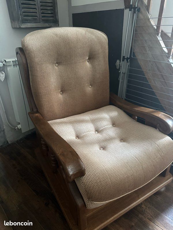 Fauteuil Bois Massif (image 1)