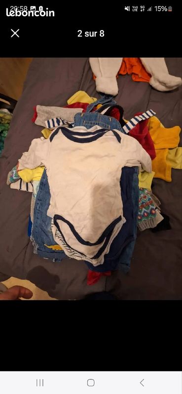 Vend vêtements bébé garçon (image 2)
