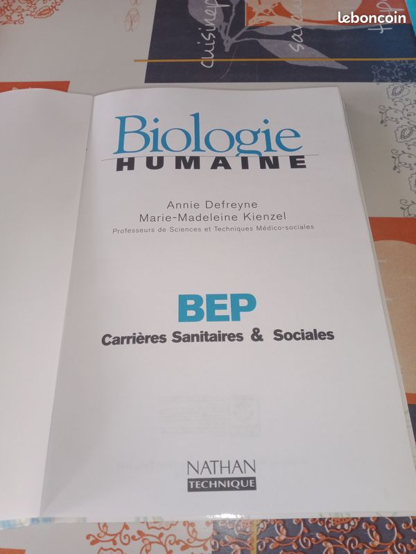 Livre de biologie BEP (image 3)
