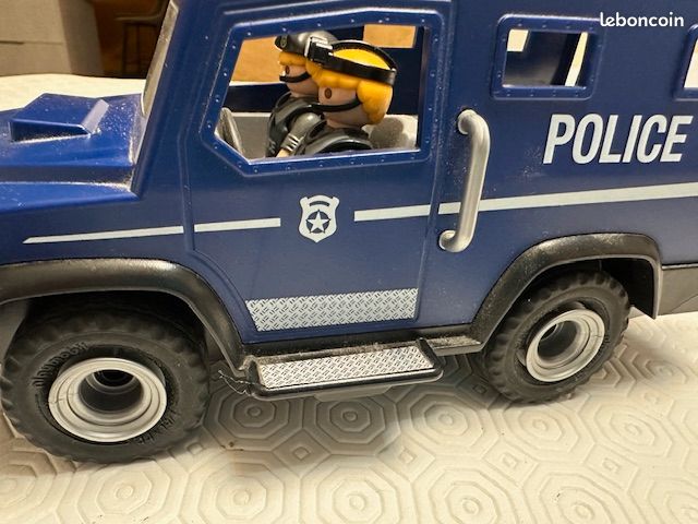Pièce De Rechange Playmobil - Poignée Latérale Pour Fourgon Police 5187 / 5974 - Occasion