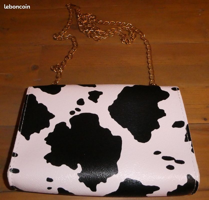 Sac à main et ceinture thème vache (image 4)