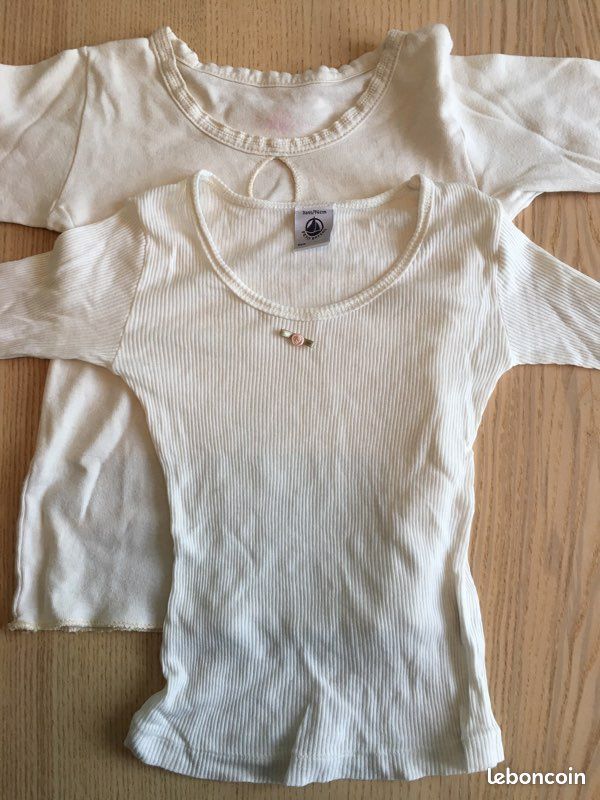 Lot de 2 T-shirts sous-vêtements petit bateau 3 ans (image 2)