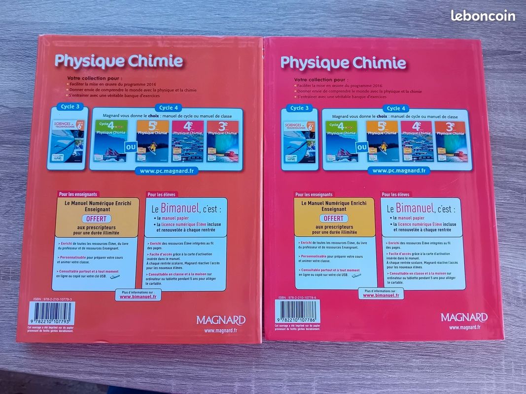 Lot 2 manuels physique chimie (image 2)