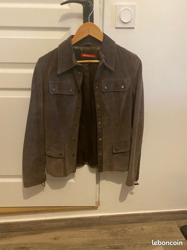 Vente Veste en cuire de marque Manoukian Vêtements