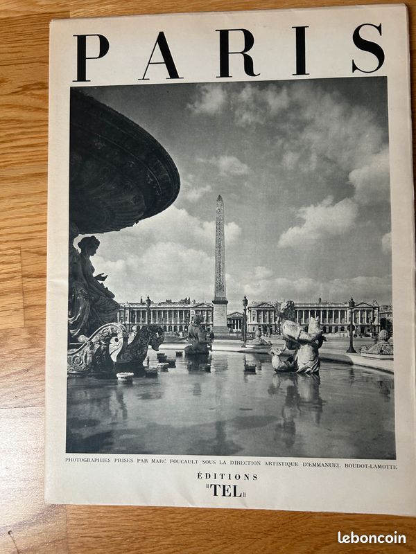 Recueil Photographique "Paris" des Editions TEL (image 1)
