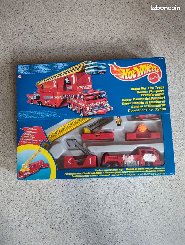 Camion de pompier Hotwheels Jeux Jouets