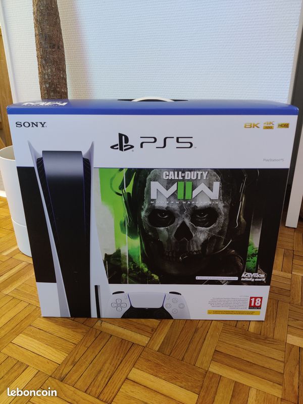 Consoles Sony Neuf - Console PlayStation 5 Édition Standard Bundle MW 2 - PS5 Version 2022 (image 1)