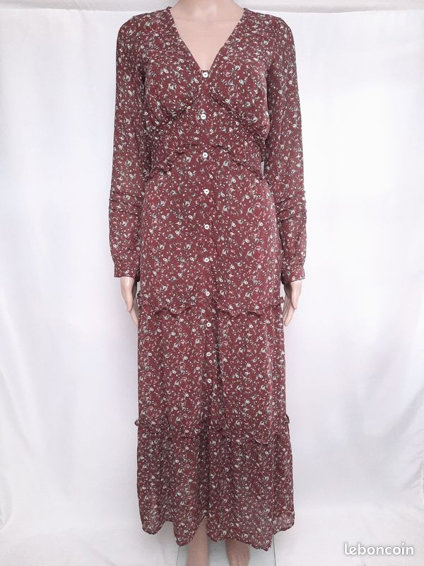 Gaze Robe Longue Pimkie Robe Portefeuille Pimkie Robe Rouge Pimkie