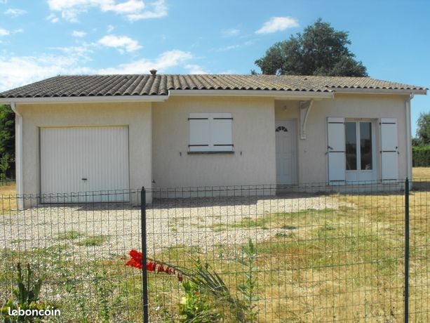 Bazas maison recente de plein pied avec parc