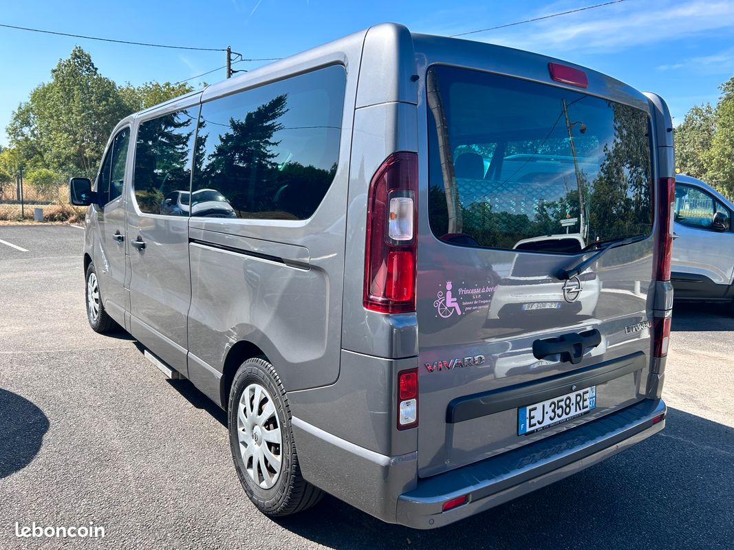 Opel vivaro ii l2h1 combi - 1.6cdti 125ch - 9 places - rampe pour fauteuil (image 4)