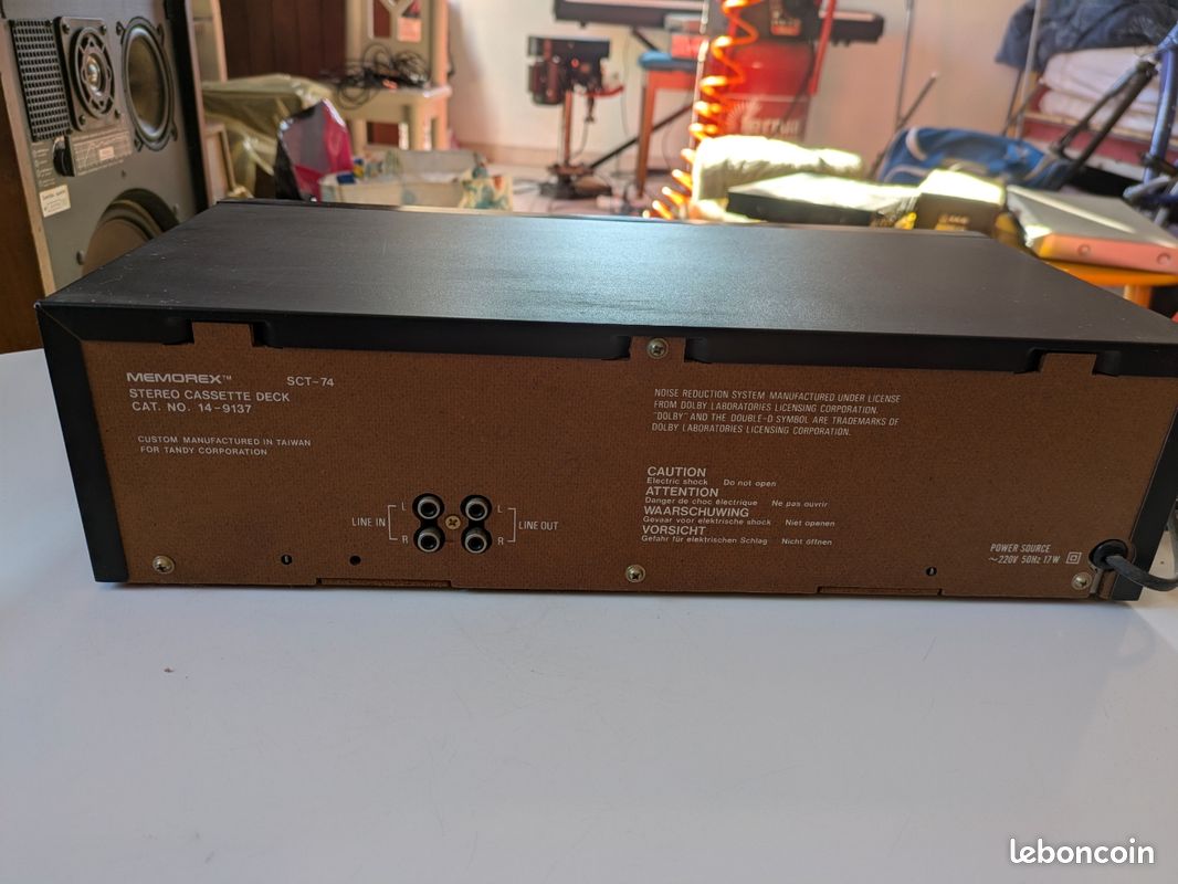 Double lecteur enregistreur de cassettes MEMOREX SCT-74 (image 2)