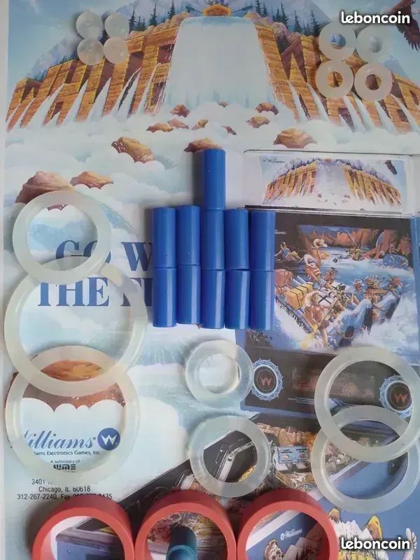 Kit D'élastiques Silicone Pour Flipper Williams Whirlwind - Transparent