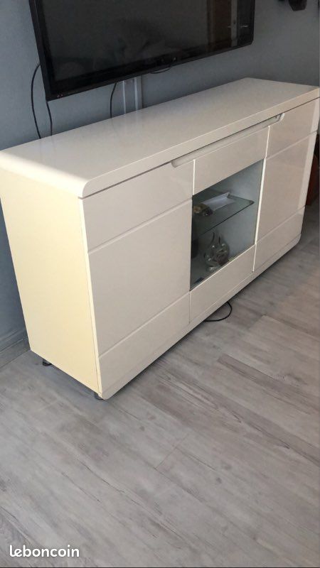 Meuble tv blanc (image 1)
