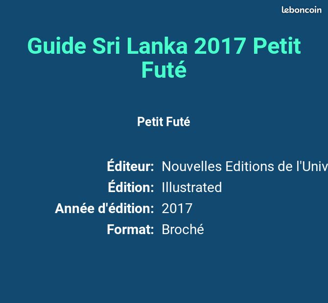 Guide Sri Lanka 2017 Petit Futé - Petit Futé (image 2)