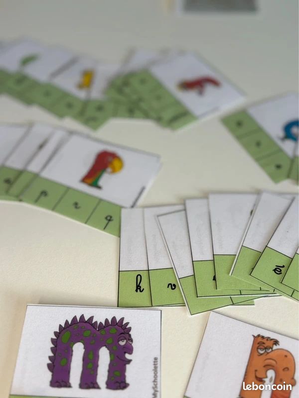 36 cartes des Alphas: les lettres cursives (image 7)