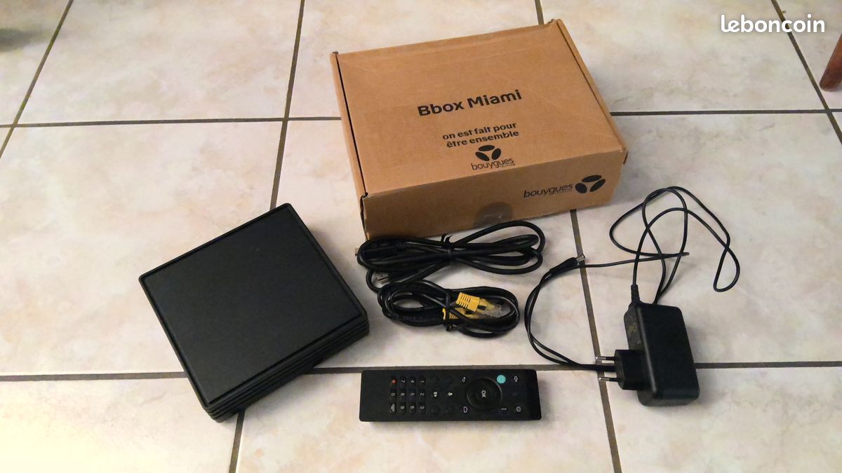 Décodeur TV Bbox Miami Bouygues – Complet, HDMI, Excellent état D'occasion