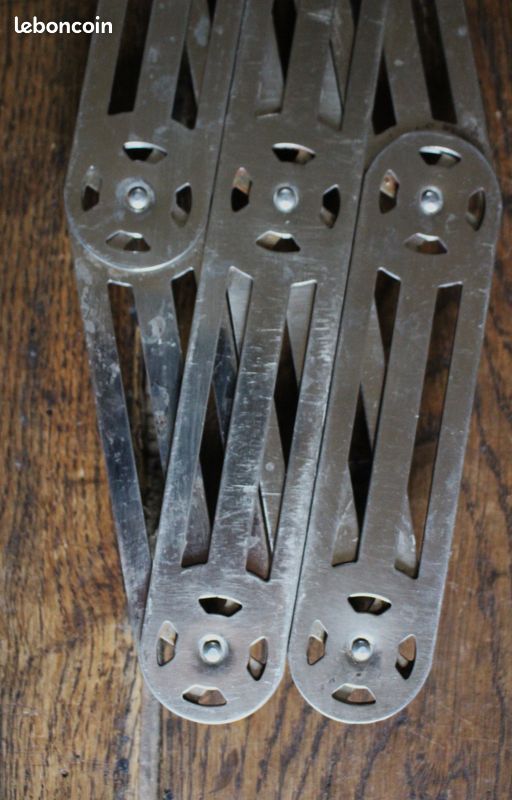 Dessous De Plat Vintage Inox Accordéon Zigzag Pose Casserole