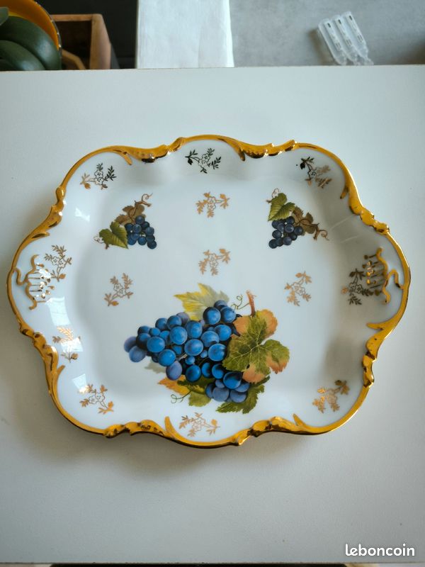 Petit plateau déco porcelaine de limoge (image 1)
