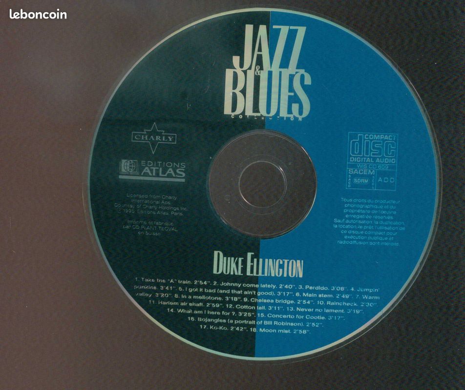 CD Jazz & Blues Duke Ellington (image 3)