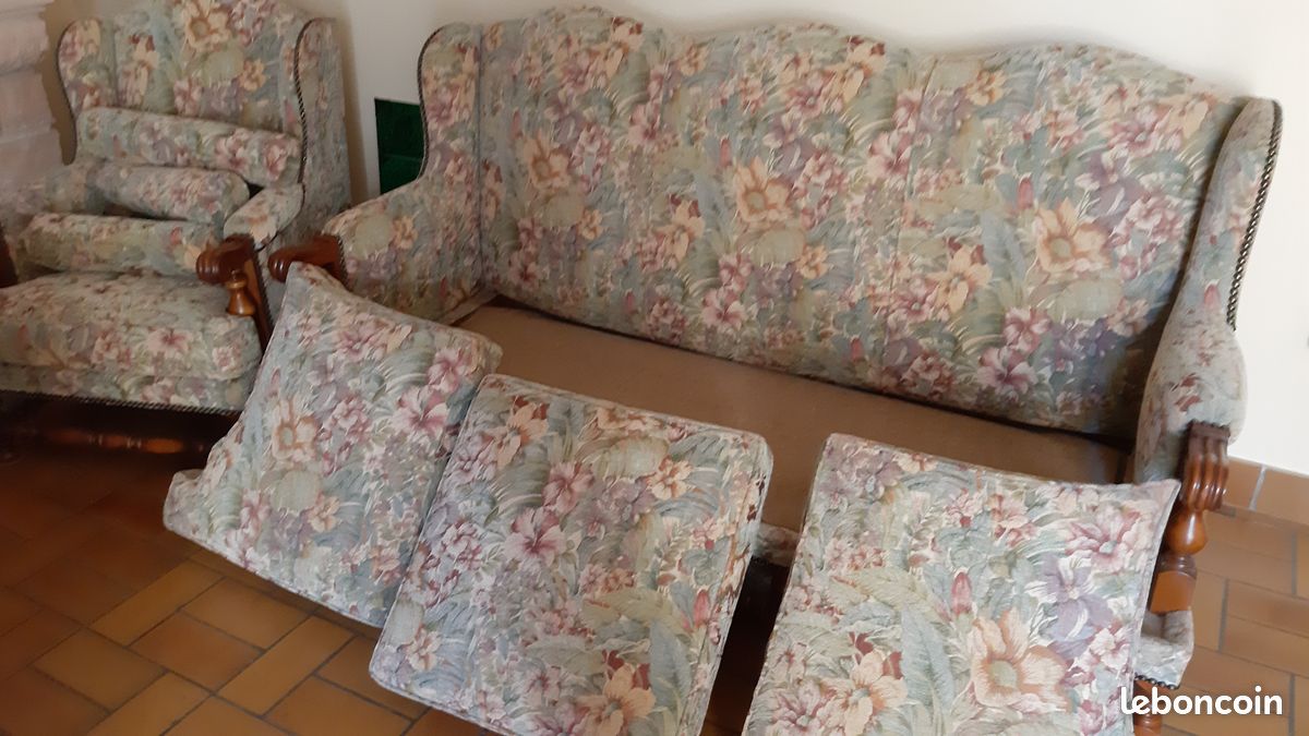 Canapé et 2 fauteuils (image 2)