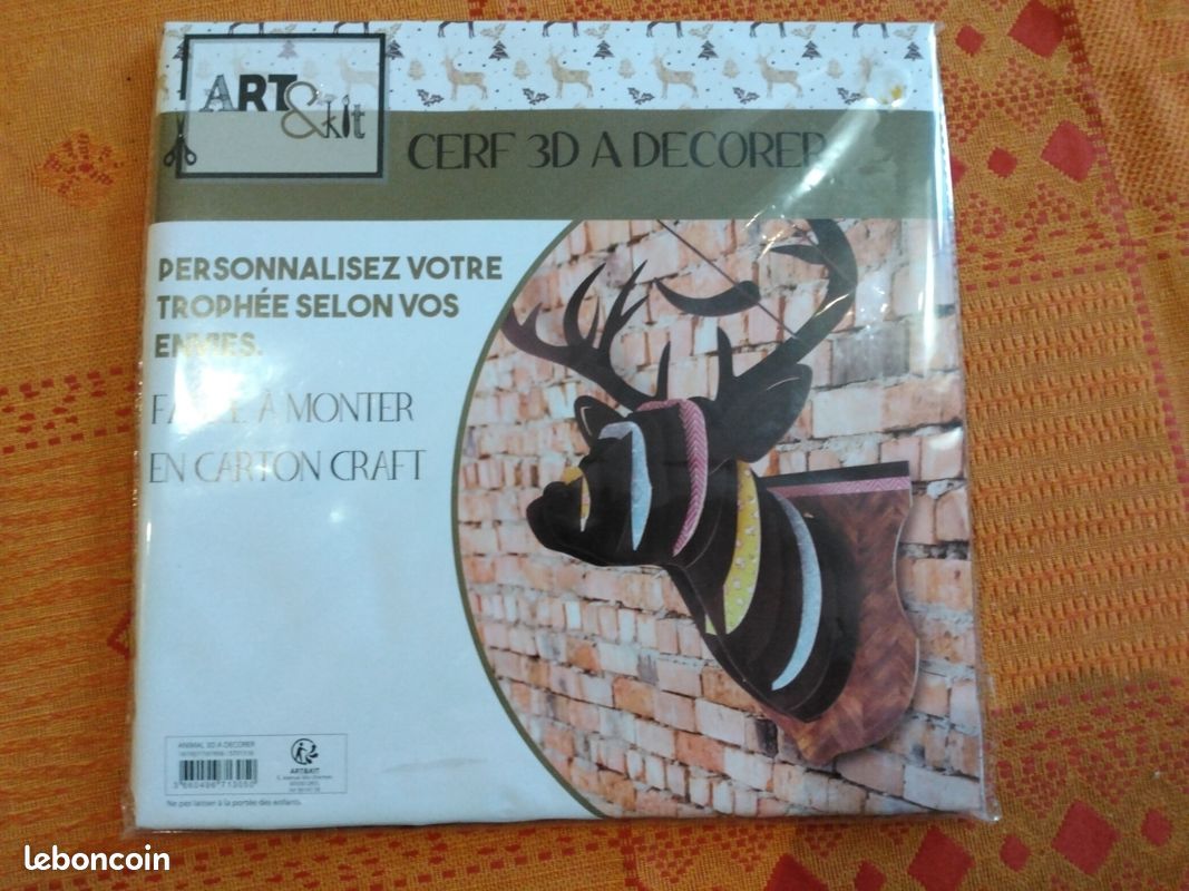 Kit déco carton 3d thème Noël (image 1)