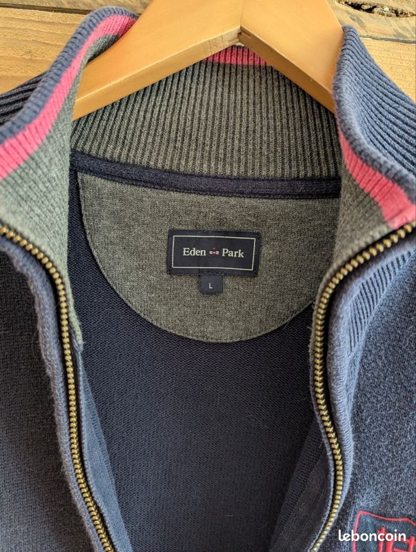 Gilet zippé Eden Park – Taille L (image 3)