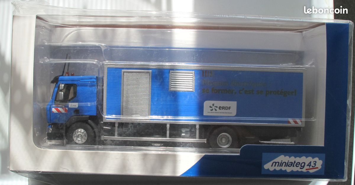 Miniature Eligor 1/43 Renault Maxity Camion Rouge (Occasion, Comme Neuf, Boîte Incluse)