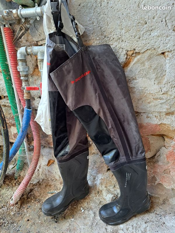 Dunlop Ocean Thigh Waders Viking Thigh Waders, Green