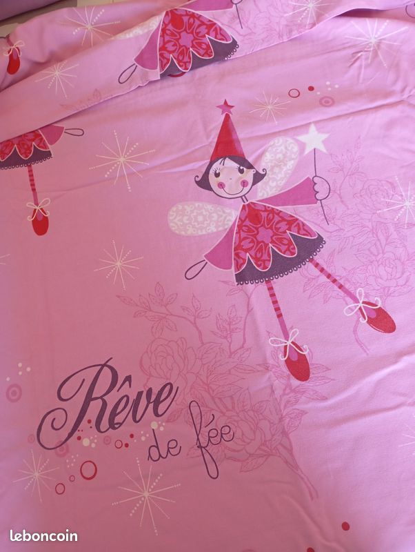 Parure de lit 90/190 enfant fille (image 1)