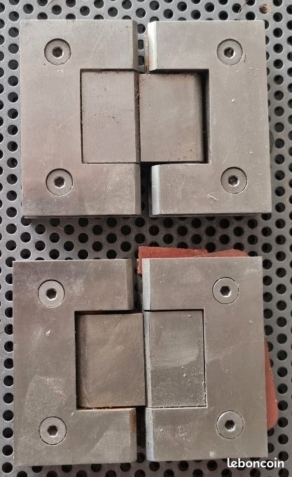 2 Charnière en inox. Porte vitre professionnel neuve jamais servi (image 1)