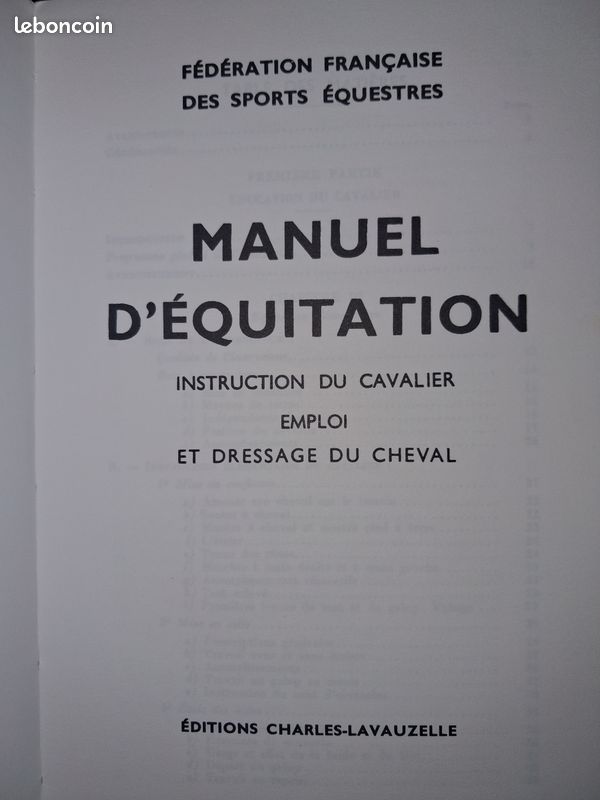 Manuel d'équitation Lavauzelle (image 2)