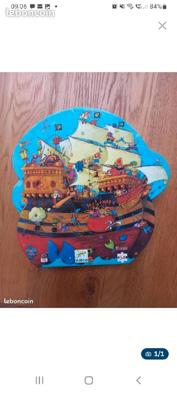 Puzzle Djeco Bateau Pirate (image 1)