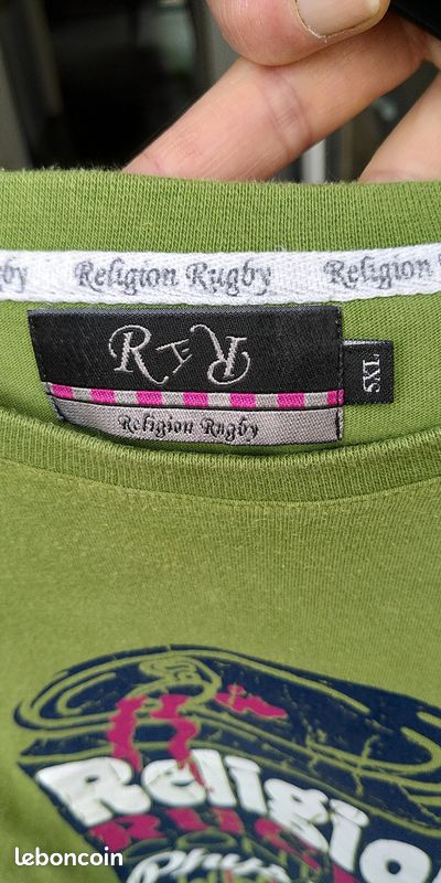 Tee shirt homme "Religion Rugby" 3XL (image 4)