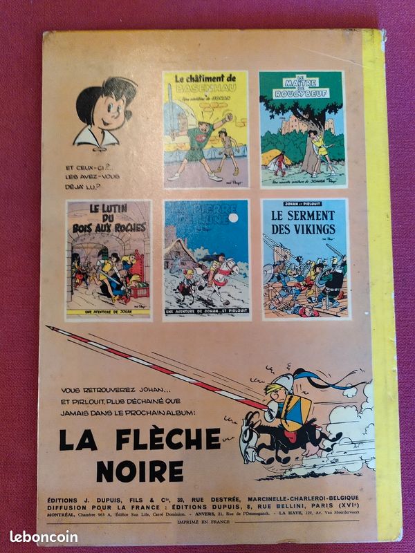 Johan et pirlouit - peyo - la source des dieux 1956 (image 2)