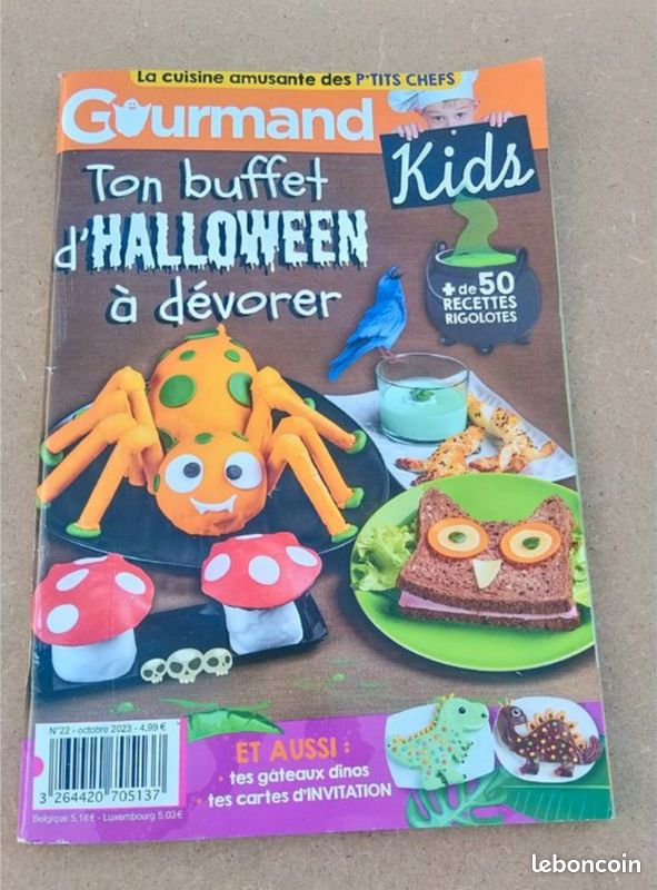 Livre "La cuisine amusante des p'tits chefs" Buffet d'Halloween 50 recettes 343 menus (image 1)
