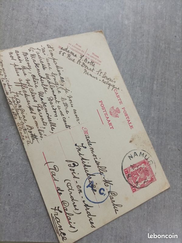 Carte postale belge ww2 (image 1)