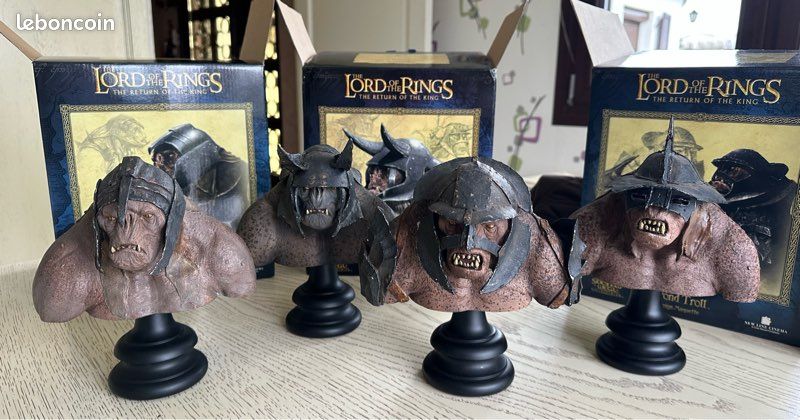 Seigneur des Anneaux Buste Polystone Siege Tower Troll Sideshow Weta
