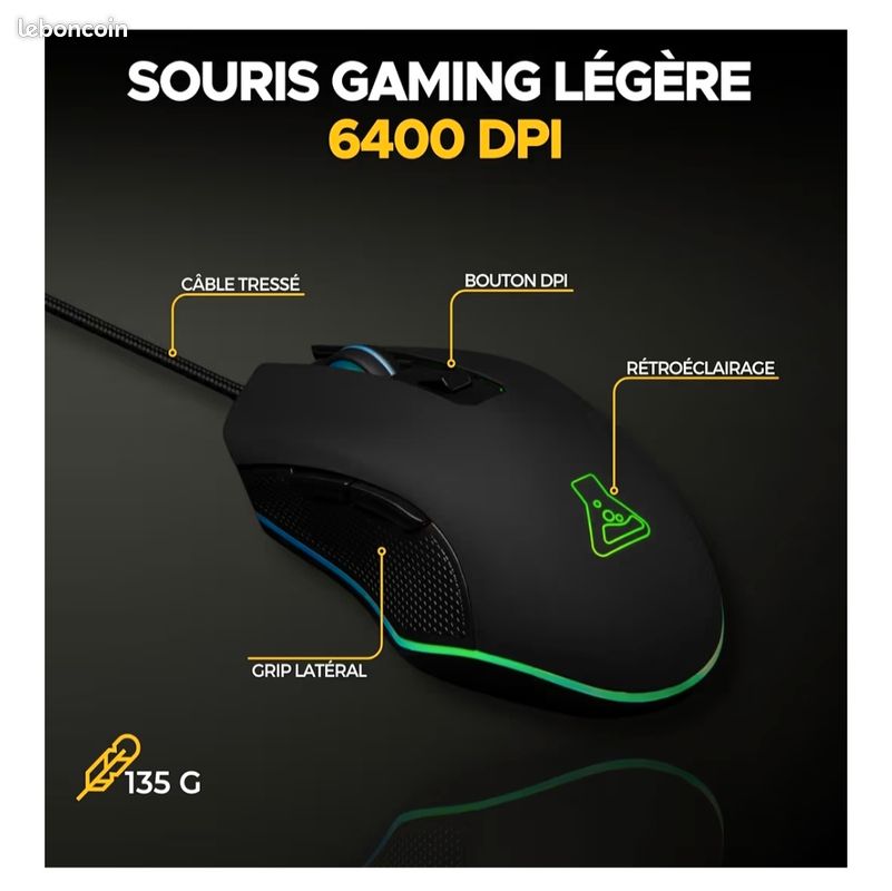 Clavier gaming rétroéclairé mécanique Logitech G PRO - Noir Français Azerty (920-009390) prix Maroc