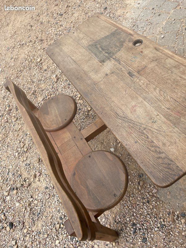 Bureau d’écolier vintage (image 4)