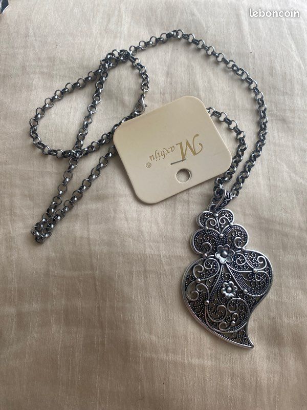 Pendentif Coeur portugais neuf (image 1)
