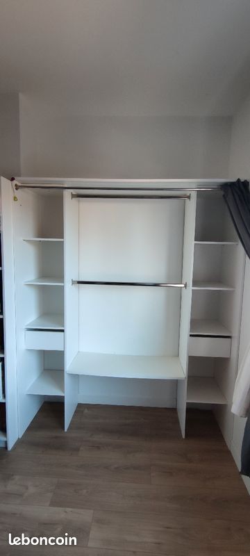 Armoire Dressing avec rideaux (170,5 cm) (image 8)