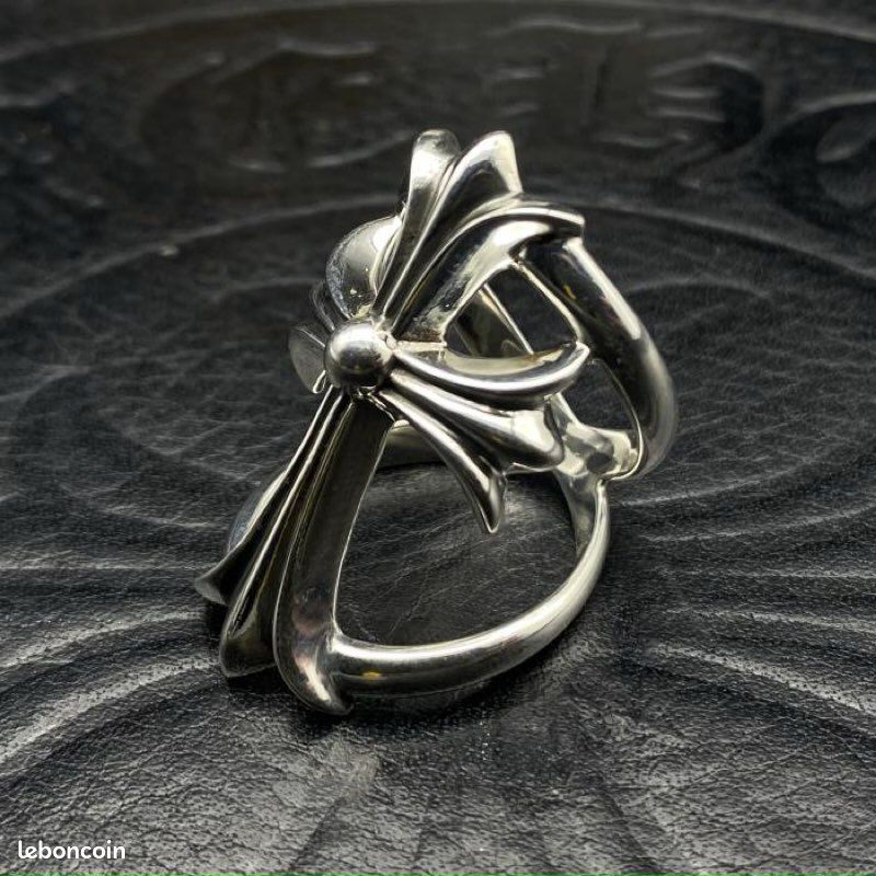 Bague Chrome Hearts - Modèle Neuf Sans Emballage, Bijou Argenté Signature