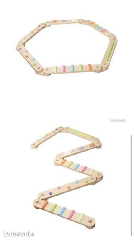 Poutres d'équilibre en bois pour enfants (image 3)