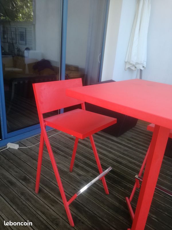 Table et chaise de bar de jardin (image 2)