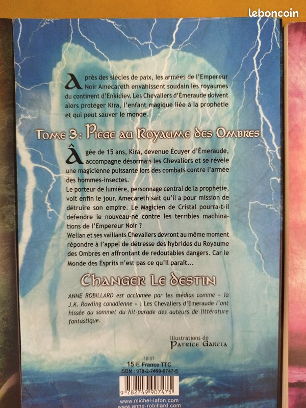 Les chevalier de l'émeraude - tome 1, 2, 3, 4, 5, 9, 12Anne robillard (image 7)