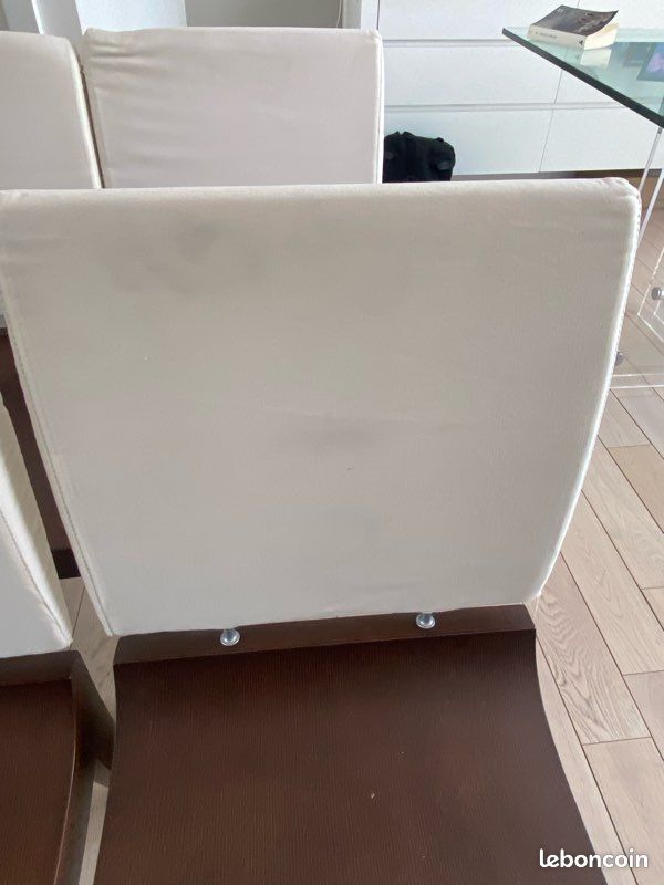 6 chaises Finn Ligne Roset Beige (image 2)