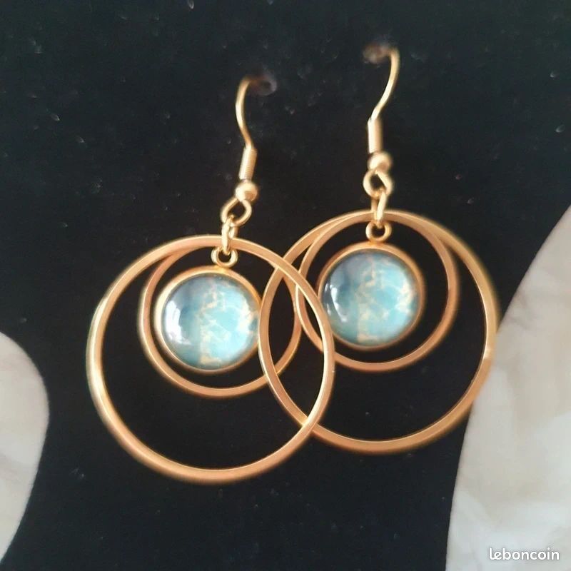 Bijoux Parure collier+ boucles d'oreilles (image 3)