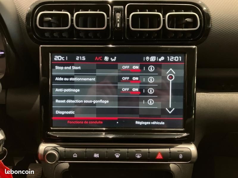 Citroen C3 Aircross Essence 110 C-Series GPS Radar Recul Clim Auto 1ère main (image 21)