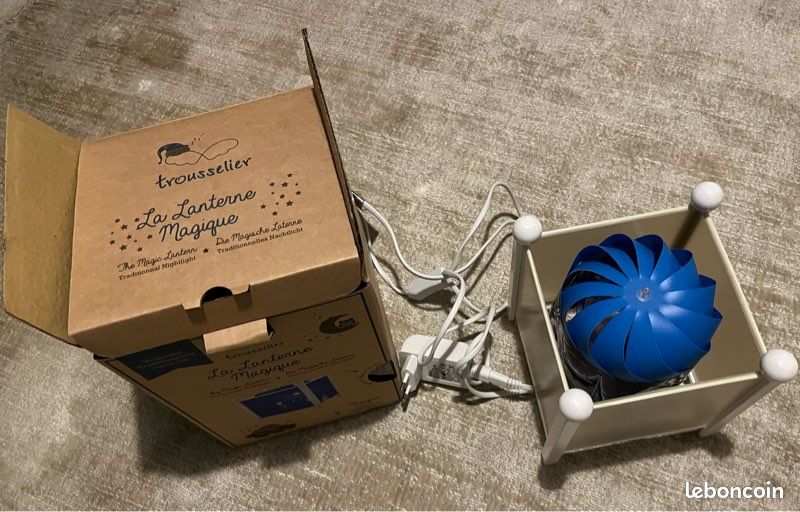 Trousselier Lanterne Magique Ocean - Veilleuse Girevole Per Bambini Ispirata Al Giappone