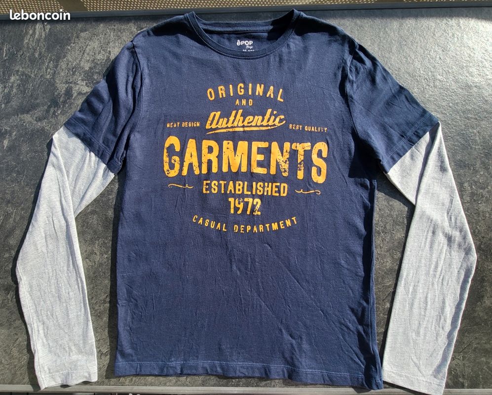 Tee-shirt manches longues 16 ans (image 1)